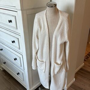 Lover + Friends L/XL teddy open front duster cardigan